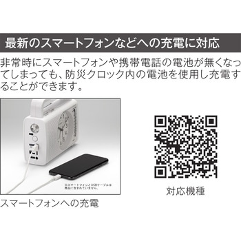 注文コード:14180245 防災クロック シチズン