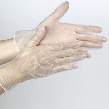 クリーンビニール手袋(粉なし) MISM