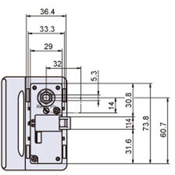 注文コード:14626136 引手付4桁式コンビネーションロック 同一鍵 ジョー・プリンス竹下