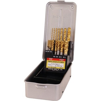 TiNコバルトスパイラルタップ・ドリルセット イシハシ精工