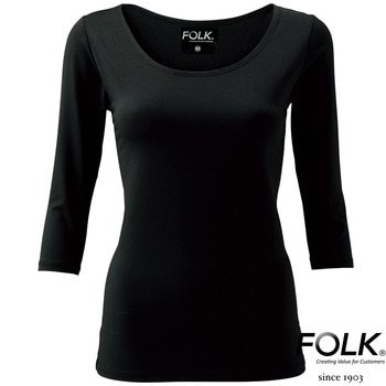 注文コード:14737531,14737540,14737549,14737558 ぽかぽかレディスカットソー(7.5分袖) フォーク