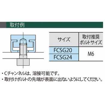 注文コード:15089544 ガイドレール(FCプロファイル) FC - イマオコーポレーション