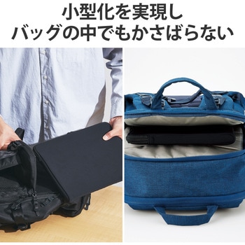 注文コード:15099256,15099238 パソコンケース 12/14インチ PCバッグ 耐衝撃 撥水加工 コンパクト スリム ファスナー式 低反発ウレタン - エレコム