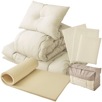 注文コード:15647375 ほこりの出にくい布団セット 8点 AQUA