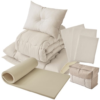 注文コード:15647400 ほこりの出にくい布団セット 8点 AQUA