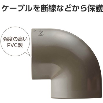 注文コード:16398667 配線カバー モール 接続ユニット 曲ガリ 【 床用モール LD-GA1307MBR 専用 】 - エレコム