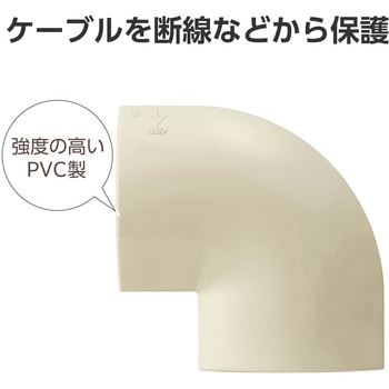 注文コード:16398685 配線カバー モール 接続ユニット 曲ガリ 【 床用モール LD-GA1407M 専用 】 - エレコム