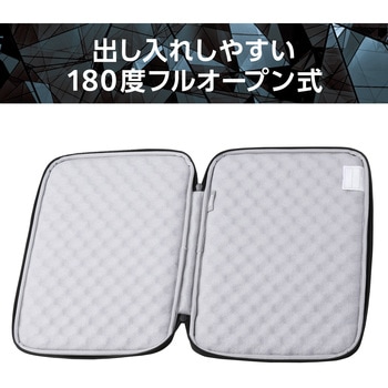 注文コード:16398719 パソコンケース 11.6/13.3/14/15.6インチ ZEROSHOCK PCバッグ 衝撃吸収 コンパクト スリム ダブルファスナー - エレコム