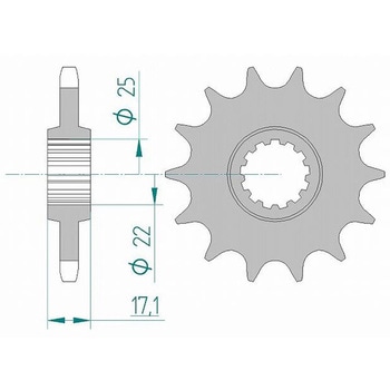 注文コード:16538265 フロントスプロケット 525-15 20405-15 AFAM(アファム)