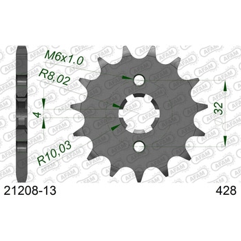 注文コード:16538771 フロントスプロケット 428-13 21208-13 AFAM(アファム)