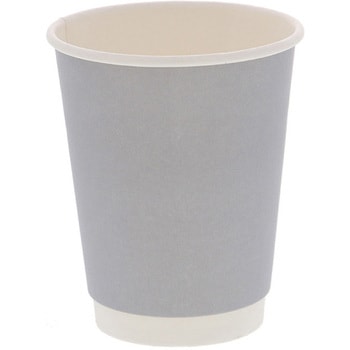 二重断熱カップ 12オンス(400ml) 口径90mm グレー cotta