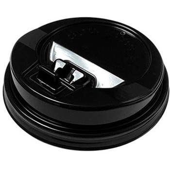 紙コップ 三重カップ用 開閉式蓋 口径86mm用 黒 cotta