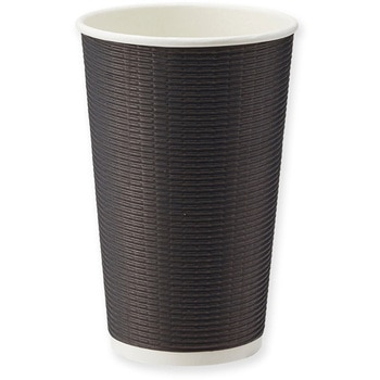 断熱エコブラック紙カップ 16オンス 480ml cotta