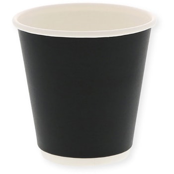 黒無地二重カップ 10オンス 300ml cotta