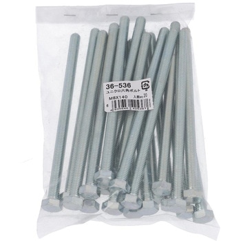 注文コード:17168561 六角ボルト ミリねじ 全ねじ (鉄/ユニクロめっき)(パック品) 大里