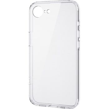 注文コード:17320016 iPhone 17e / 16e ケース ハイブリッド 衝撃吸収 カメラレンズ保護設計 メタルステッカー付 硬度5H 極限保護 - エレコム