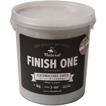 注文コード:17396280 FINISH ONE 珪藻土 缶 ワンウィル