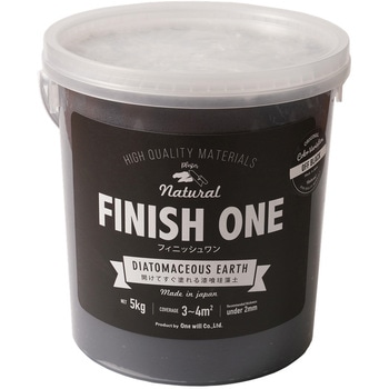 注文コード:17396289 FINISH ONE 珪藻土 缶 ワンウィル