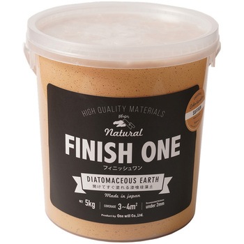 注文コード:17396411 FINISH ONE 珪藻土 缶 ワンウィル
