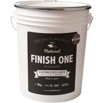 注文コード:17396596 FINISH ONE 珪藻土 缶 ワンウィル