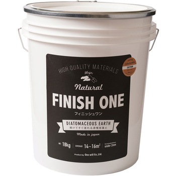 注文コード:17396605 FINISH ONE 珪藻土 缶 ワンウィル