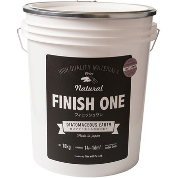 注文コード:17396657 FINISH ONE 珪藻土 缶 ワンウィル