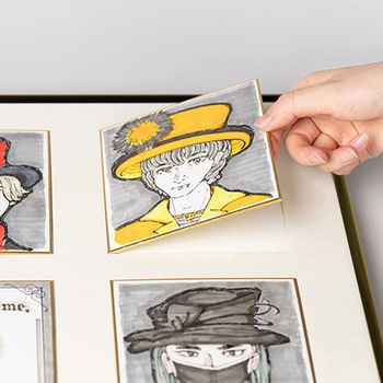 注文コード:17440355 アルミ製フレーム NEWパチット ミニ色紙フレーム 6窓タイプ Kenko(ケンコートキナー)