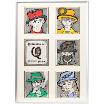 注文コード:17440371 アルミ製フレーム NEWパチット ミニ色紙フレーム 6窓タイプ Kenko(ケンコートキナー)