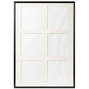 注文コード:17440380 アルミ製フレーム NEWパチット ミニ色紙フレーム 6窓タイプ Kenko(ケンコートキナー)