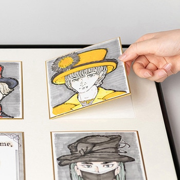 注文コード:17440380 アルミ製フレーム NEWパチット ミニ色紙フレーム 6窓タイプ Kenko(ケンコートキナー)