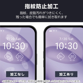 注文コード:17505787 Galaxy A25 5G (SC-53F) ガラスフィルム 高透明 フルカバー 表面硬度10H 角割れ防止 フレーム付 指紋防止 飛散防止 - エレコム