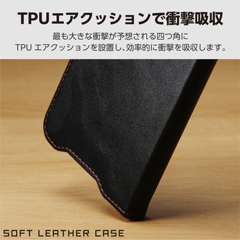 注文コード:17505979 Galaxy A25 5G (SC-53F) ケース レザー 手帳型 マグネット フラップ 衝撃吸収 ストラップホール付 スタンド機能付 - エレコム