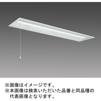 注文コード:18842227 LEDライトユニット形ベースライト Myシリーズ 40形 埋込形 下面開放タイプ プルスイッチ付 三菱電機