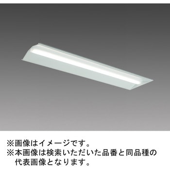 注文コード:18845045 LEDライトユニット形ベースライト Myシリーズ 40形 連結用 埋込形 連続取付専用タイプ 三菱電機
