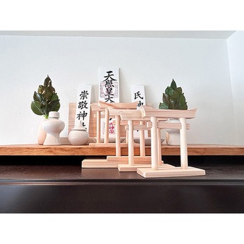 注文コード:18906880 ミニS榊 丸立て 神棚大セット 鳥居増量タイプ A&K