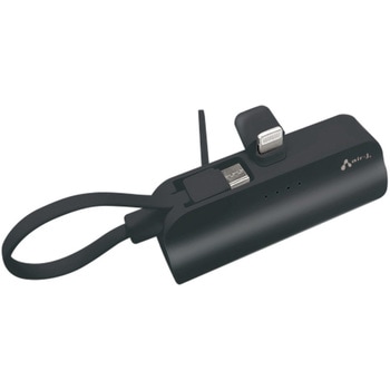 注文コード:19281669 5000mAh直挿しモバイルバッテリーLightning エアージェイ