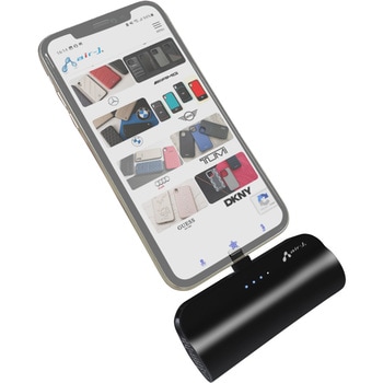 注文コード:19281669 5000mAh直挿しモバイルバッテリーLightning エアージェイ