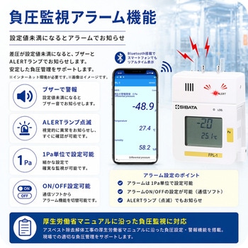 注文コード:21078927 差圧計 FPL-1型 - SIBATA(柴田科学)