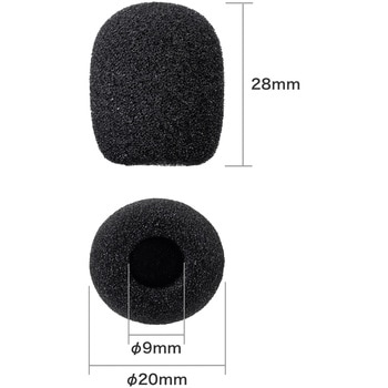 注文コード:21128636 ヘッドマイクスポンジ サンワサプライ