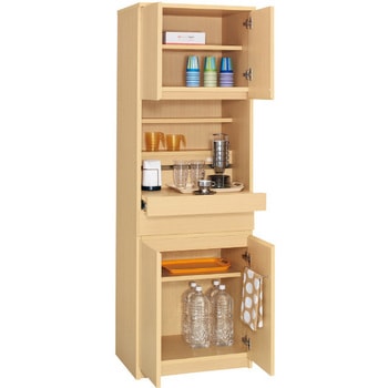 注文コード:21395388 ビジネスキッチン 木製食器収納ユニット(配送・組立サービス付き) - コクヨ