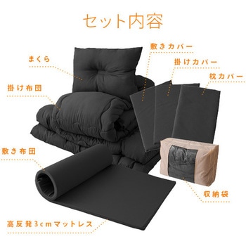 注文コード:21405154,21405170,21405179,21405188 ほこりの出にくい布団セット 8点 AQUA
