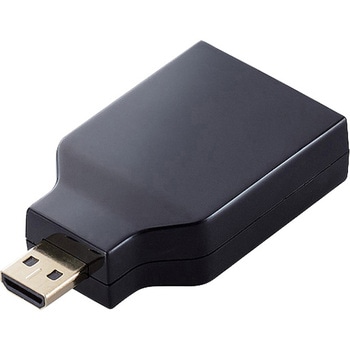 注文コード:21491534 HDMI変換アダプタ 【Micro HDMI(タイプD)オス - HDMI(タイプA)メス】 4K 60P スリムコネクタ - エレコム
