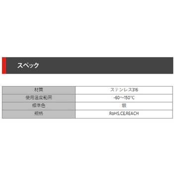 注文コード:57049347 ステンレスバンド - デンカエレクトロン