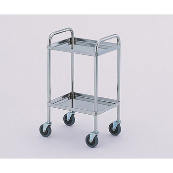 注文コード:25475477,25475486 とっても静かな枠付き回診車(引出し無) ナビス(アズワン)