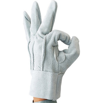 注文コード:25523068,25523086,25523077 アズツール牛床革手袋(背縫い) アズワン