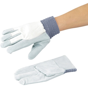 注文コード:25523445 アズツール牛床革甲メリヤス手袋 アズワン