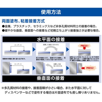 注文コード:25910607 弾性接着剤 スーパーX No.8008LL(低粘度) セメダイン
