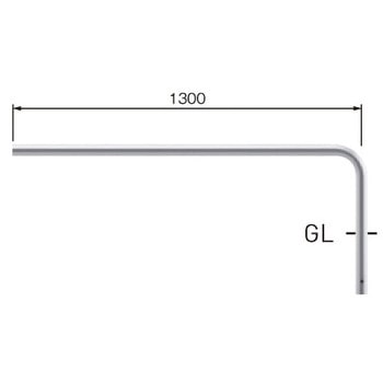 注文コード:25955239 自転車用ジョイント式パイプ (ステンレスタイプ) 帝金