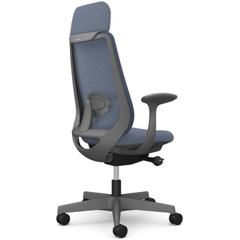 注文コード:26213820 ポータムシリーズ/固定肘/背メッシュ/EXスタンダードタイプ/ダークグレーボディ/ハンガー無/ランバー有/ナイロンキャスター オカムラ(岡村製作所)