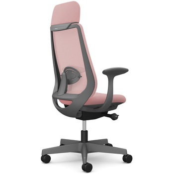 注文コード:26213874 ポータムシリーズ/固定肘/背メッシュ/EXスタンダードタイプ/ダークグレーボディ/ハンガー無/ランバー有/ナイロンキャスター オカムラ(岡村製作所)